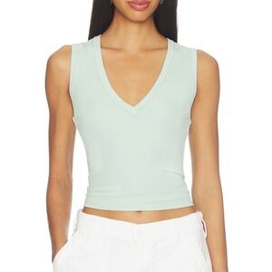 Free People We The Free Muscle Tank Women Medium Cameo Green New With Tags